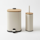 Trash Can & Toilet Brush Set